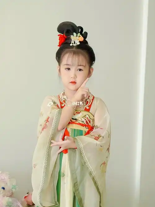 超简单儿童汉服发型教程