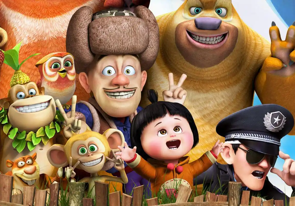 光头强是《熊出没》动画的主要反派角色,曾与熊大熊二为好友,后因生活