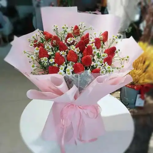 玫瑰花换风格,好吃还温馨,这个礼物太实惠|棒棒糖|花束|鲜花|花朵