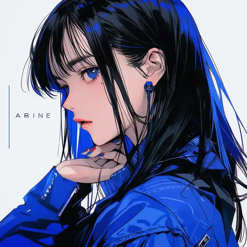 蓝色魔法9599.#优质头像 #二次元原创 #漫画 #御姐 - 抖音