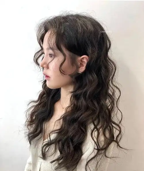 2020羊毛卷烫发图片 羊毛卷 图片