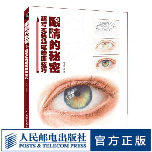 眼睛的秘密 超写实色铅笔绘画技巧 彩铅画教程书写实眼睛素描绘画技法