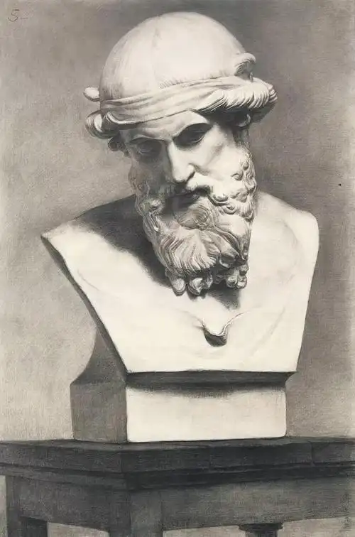 广州美术艺考班李老师带你们看中央美术学院素描作品欣赏