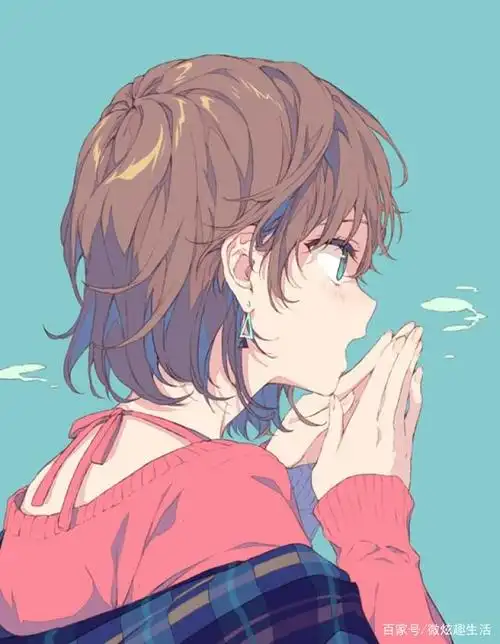 动漫二次元少女侧脸——完美的线条配美丽的侧脸