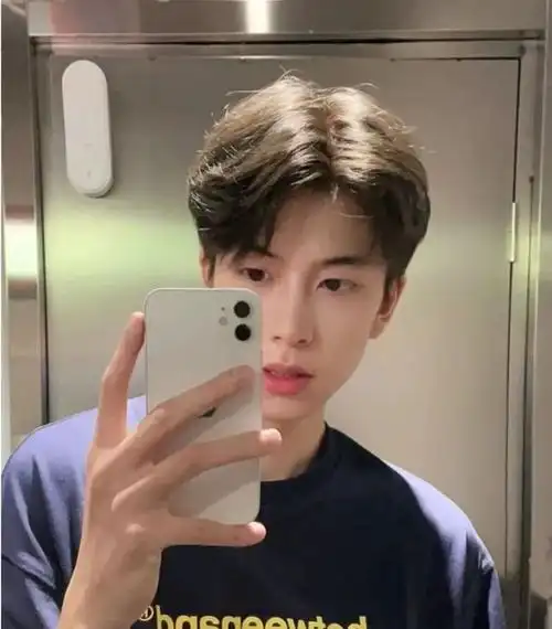 适合14岁中学生男发型!