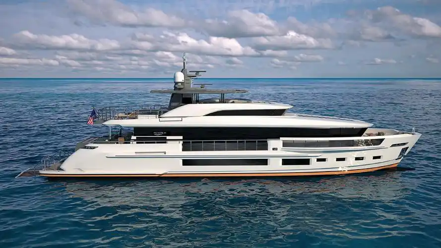 中国海星39米超艇asteria126成功试航