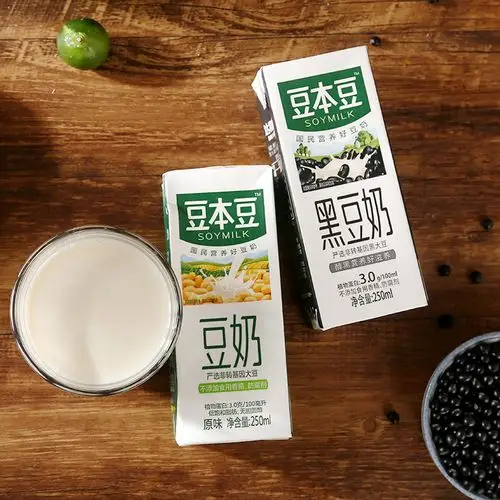 豆本豆豆奶黑豆奶250*12盒整箱儿童营养早餐奶植物蛋白饮料豆浆