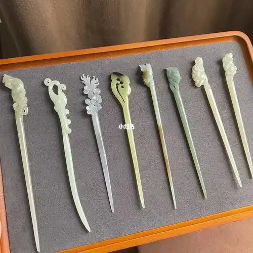 「和田玉·新款发簪」