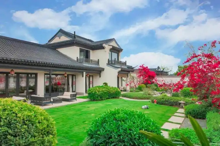 河源巴伐利亚庄园中式合院臻稀高拓户型院落方阔