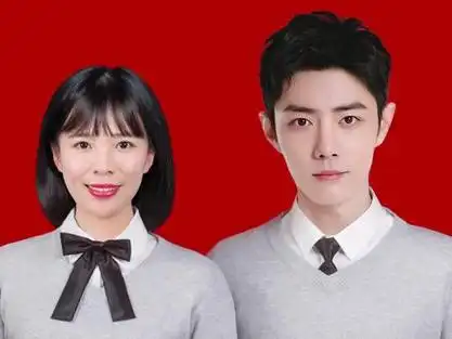 我和肖战的结婚登记照,ps证件照合成教程 #ps教程修图  #ps结婚登记