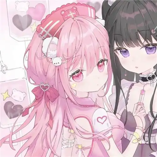 2023闺蜜头像两人动漫超火图片