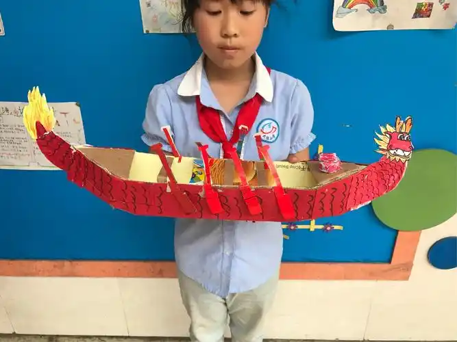 404端午龙舟手工制作班级赛