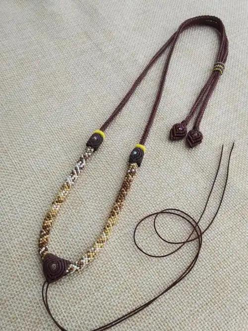 纯手工项链绳幸福之眼吊坠绳玉石挂绳