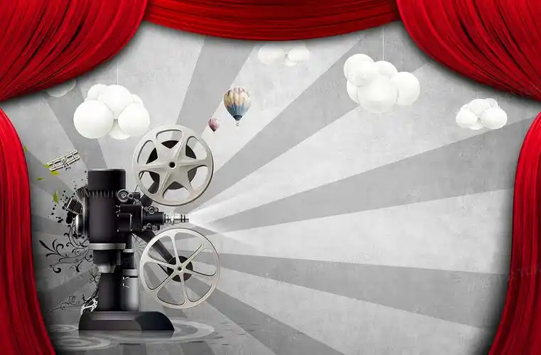 大气影视海报背景背景图片素材免费下载_熊猫办公