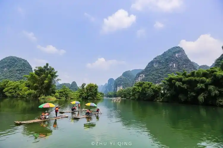 桂林山水风光最美的一段,船票比漓江便宜近100,游客表示赚到了_遇龙河