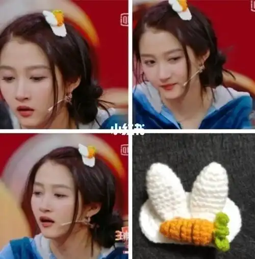 关晓彤同款发夹图解