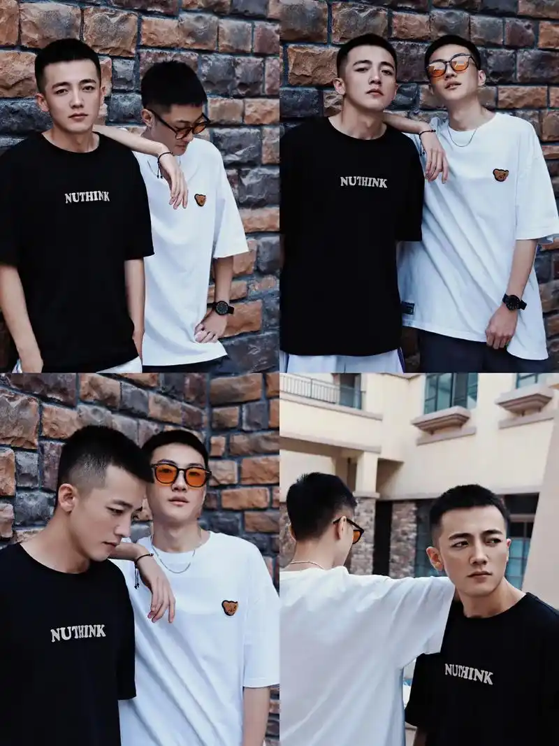 男生合照.艾特你的好兄弟一起拍#兄弟#双人拍照#摄影 #颜值 - 抖音