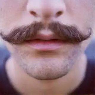 欧美小胡子男头像