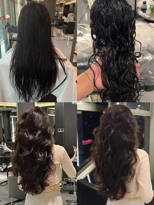 长发及腰烫的最满意的一次发型梦中情发啊