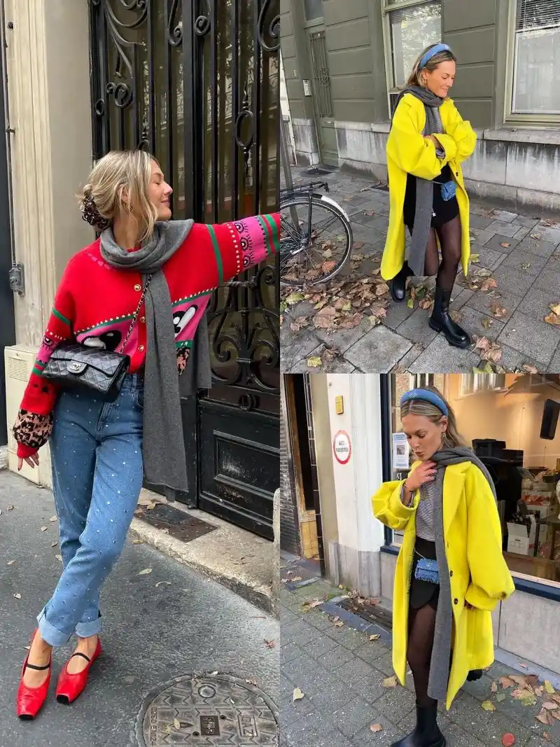 欧美时尚博主的摆脱路人感穿搭分享