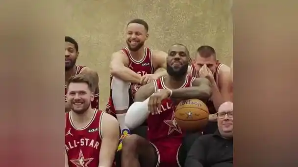 勇士官推晒西部全明星全家福视频全都是巨星82