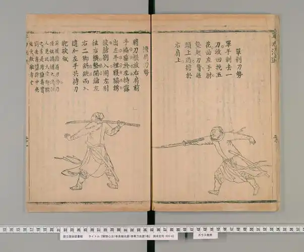 明朝刀法图谱重绘单刀法选