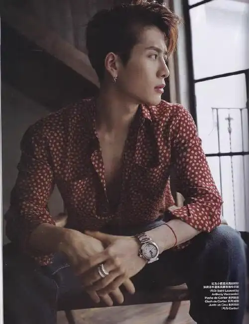 王嘉尔侧背发型##王嘉尔红秀封面