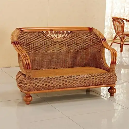 (365130)圣奥(sunon) 圣奥-203 双人位 竹沙发 棕色