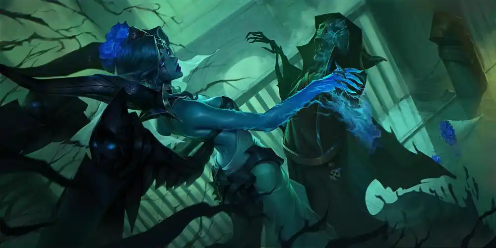 莫甘娜-鬼魂新娘|插画|游戏原画|rozeen - 原创作品 - 站酷 (zcool)