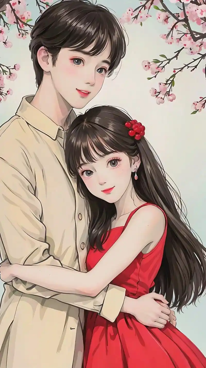 不了夫妻,我们就谈一辈子恋爱,你若一直在,我便一直爱#漫画 #情侣头像