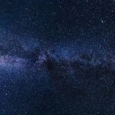 好看唯美纯净的璀璨星空微信风景头像图片