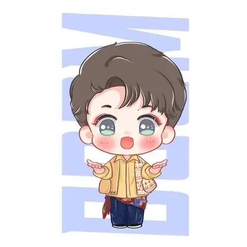 王一博这就是街舞4可爱卡通手绘合集