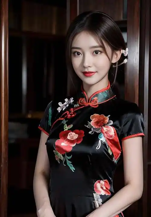 看美女穿旗袍,颜值与衣品的完美结合,美貌与美人的结合_设计_女性_美