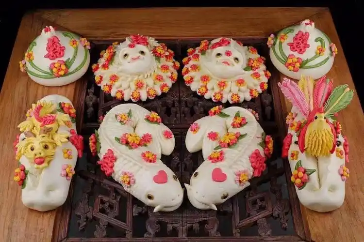 结婚婚礼传统馒头喜饽饽花样面点