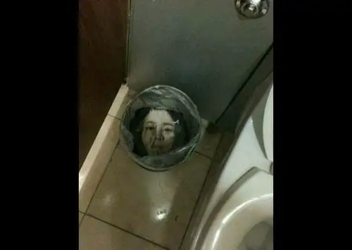 无意间看到这张人脸真的会吓一大跳.(图/翻摄自爆料公社粉丝专页)