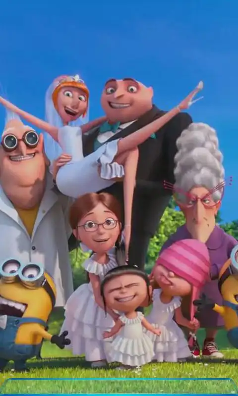 神偷奶爸2全家福-桌面壁纸