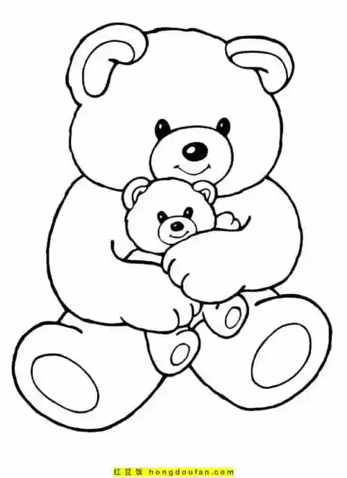 红豆饭小学生简笔画大全