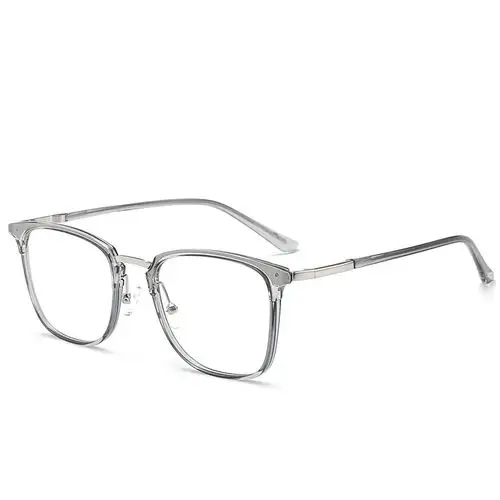 透明眼镜灰色眼镜架平光眼镜框小红近视