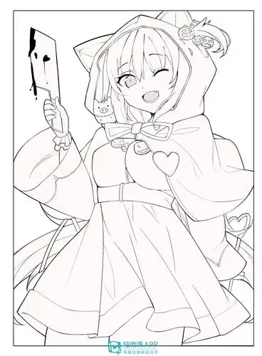 动漫线稿临摹素材,高清动漫线稿新手临摹图片