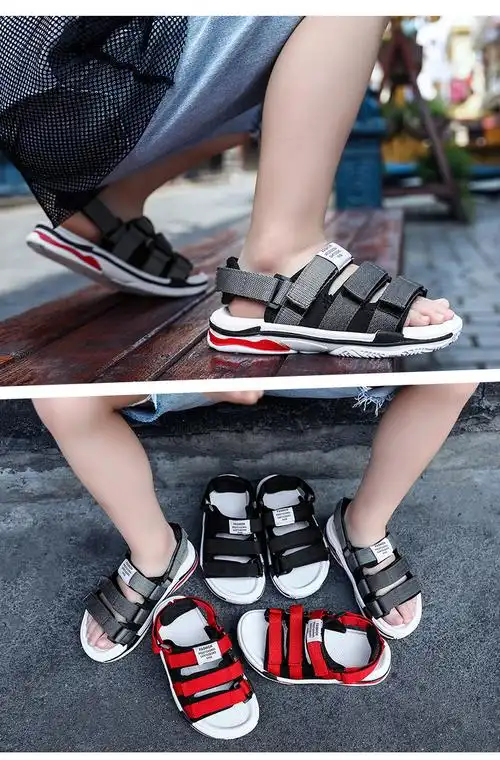 男童凉鞋夏季2019新款儿童凉鞋时尚中大童宝宝小孩男童凉拖鞋