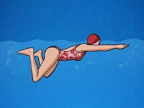 游泳是健腿美膝立竿见影的运动,以蛙泳更为快速明显.