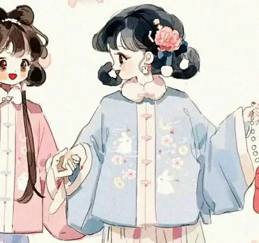 闺蜜头像(古风动漫版)-无情发图群-话本小说网