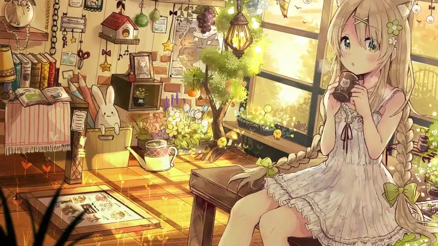 公主房间书本玩具可爱小女孩少女心4k动漫壁纸壁纸