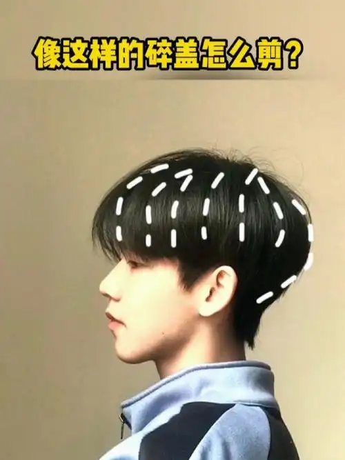 男生碎盖头发型图片