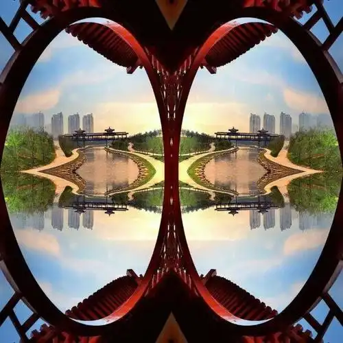 对称日,换个视觉看风景