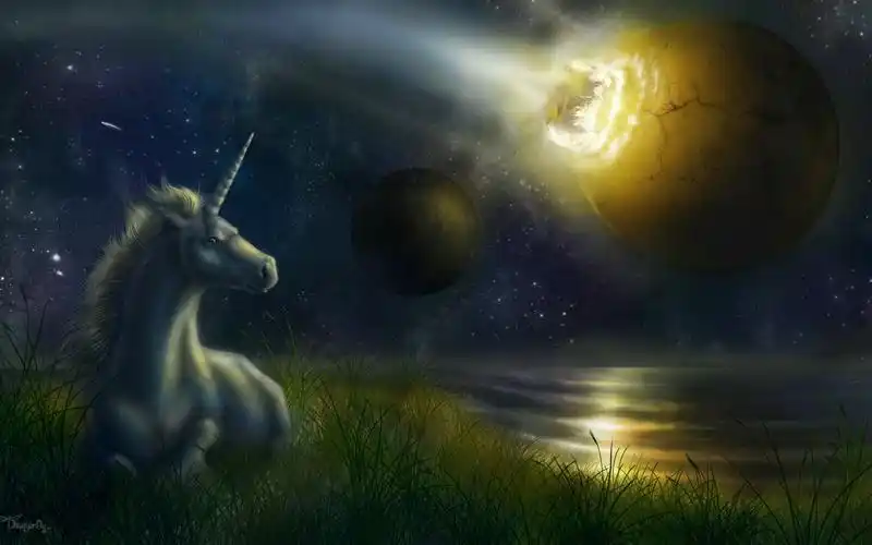 艺术设计壁纸独角兽