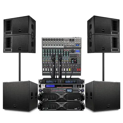 obolun专业线阵音响套装单双18寸低音炮舞台演出hifi音箱