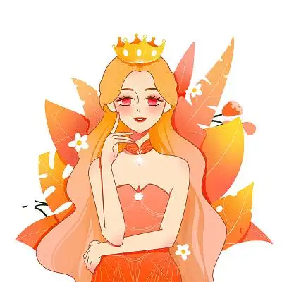 卡通风格结合带着皇冠的女王带着皇冠的女王元素38女生女神妇女节