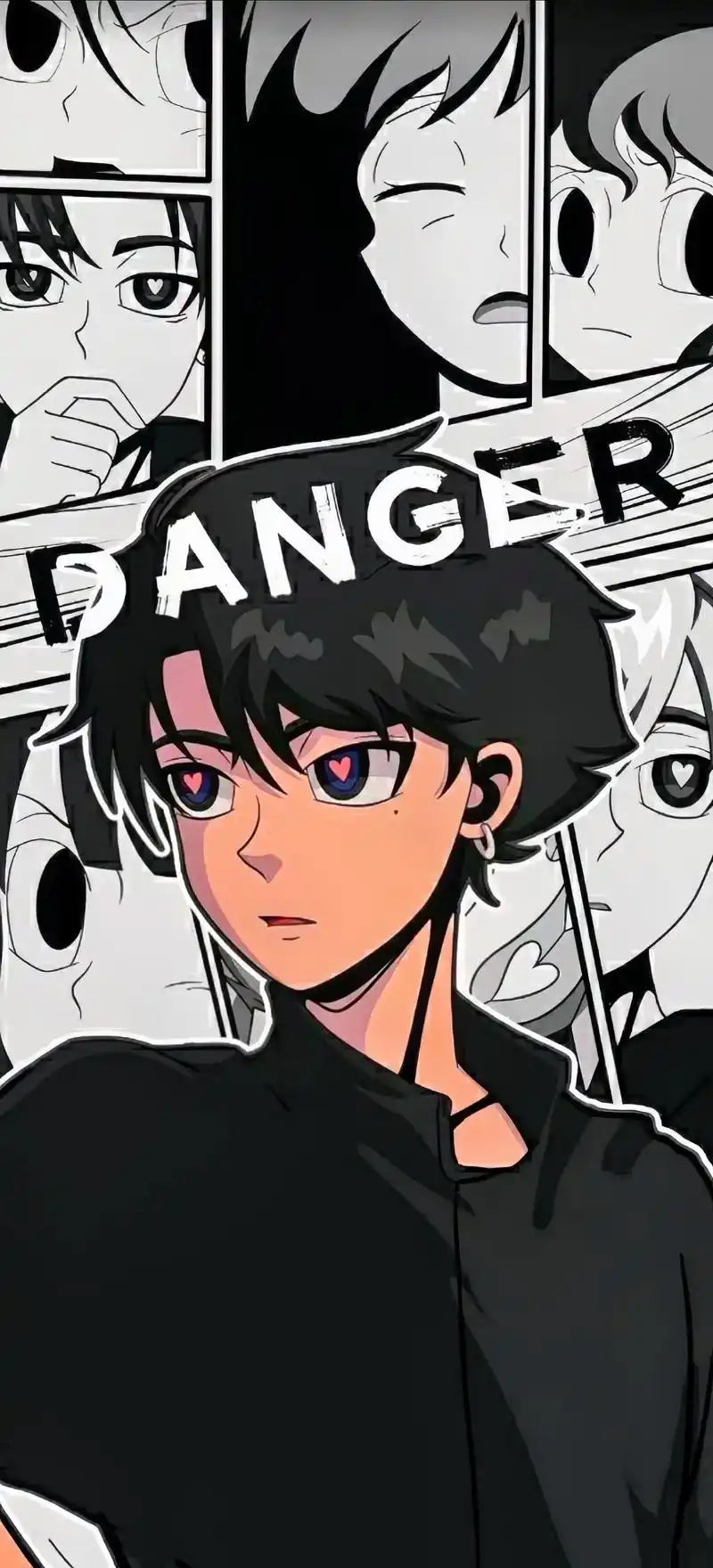 需要壁纸的私我.#黑白漫画 #帅就完事了 #壁纸 - 抖音