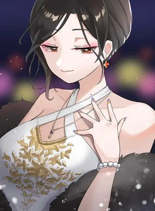 白雪巴新衣装虚拟主播vtuber